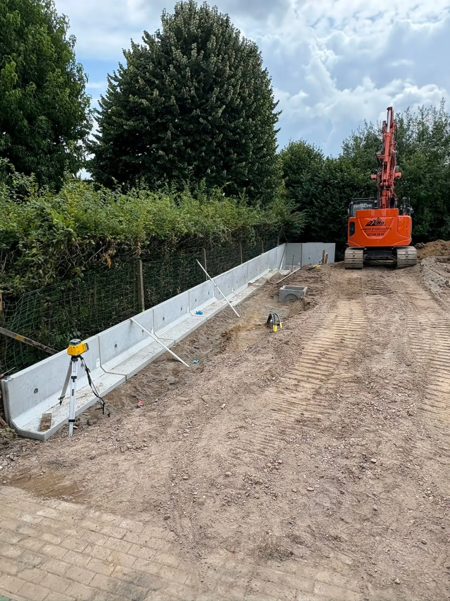 Regenput, septische put, keermuren en beton — foto 5
