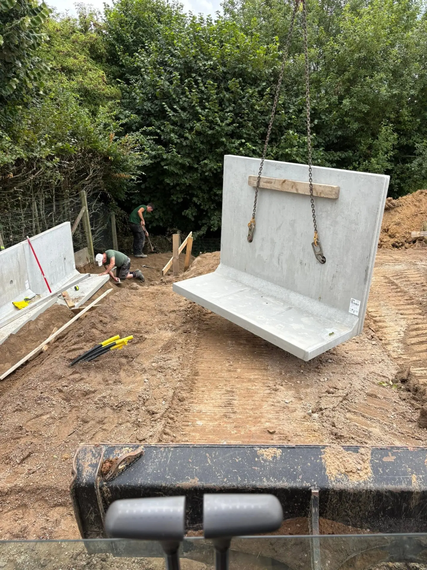 Regenput, septische put, keermuren en beton — foto 3